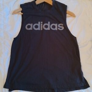 Adidas Dark Blue Tank Top - Small